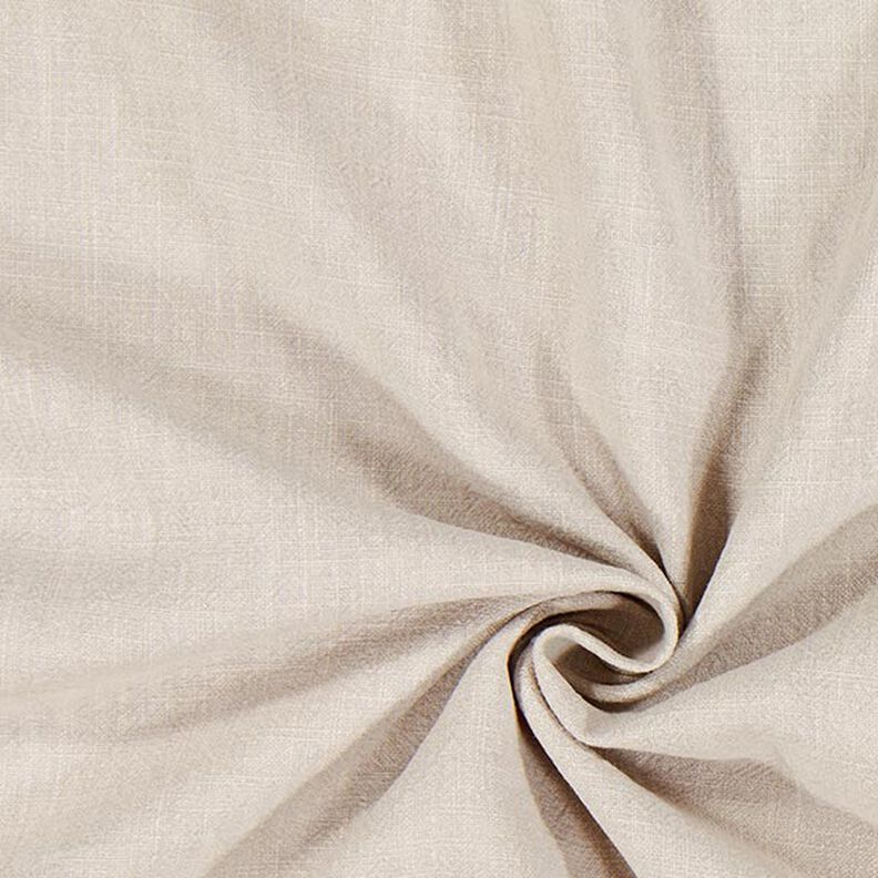 Linnetyg ramie mix stonewashed, kraftig kvalitet – ljusbeige,  image number 1