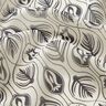 Chiffong art déco-mönster – svart/vit,  thumbnail number 2