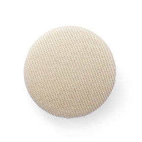 Klädd knapp, Bomullskypert – beige, 