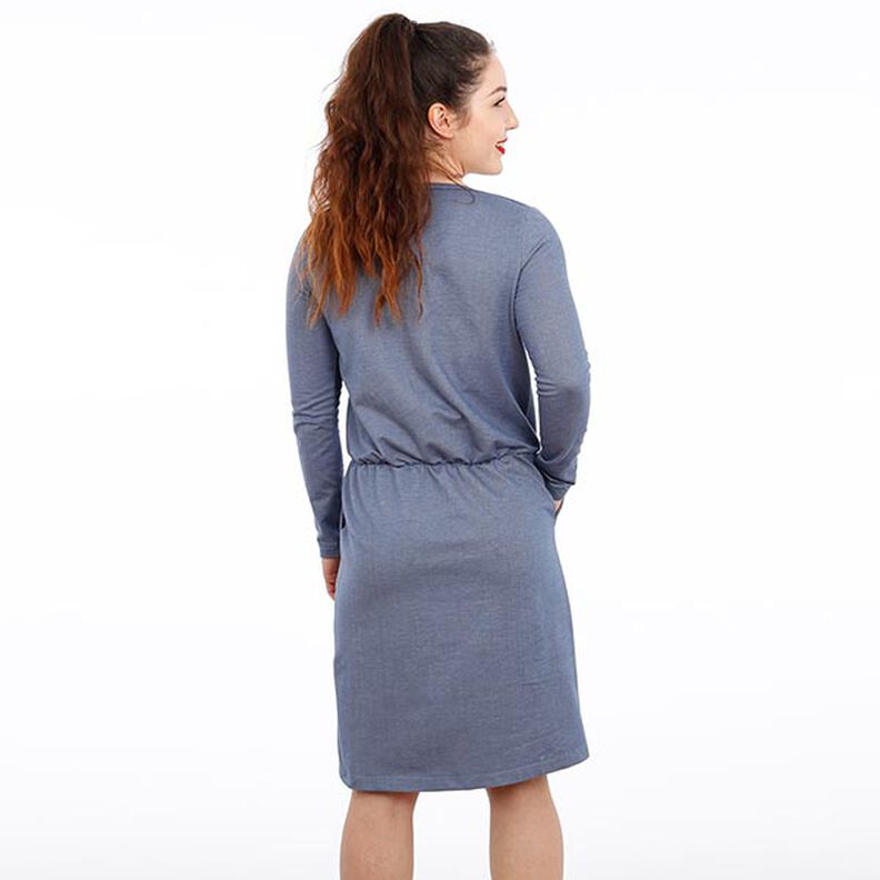FRAU VILMA Jerseyklänning i omlottlook | Studio Schnittreif | XS-XXL,  image number 5