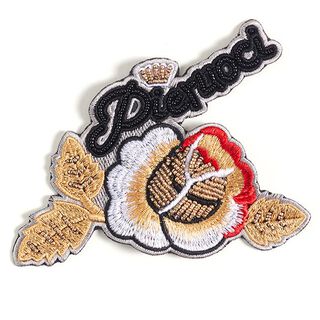 XXL Applikation Gold Flower – guld, 