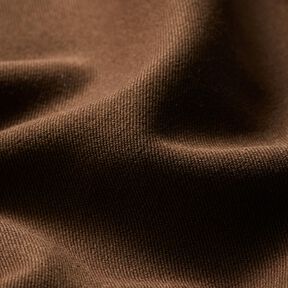 Bi-stretch gabardin – mörkbrun, 