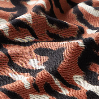 Romanitjersey Abstrakt leopardmönster – koppar, 