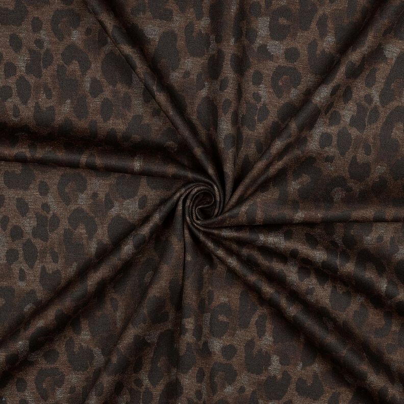 Romanit Jersey Leopardmönster – mörkbrun/svart, image number 3
