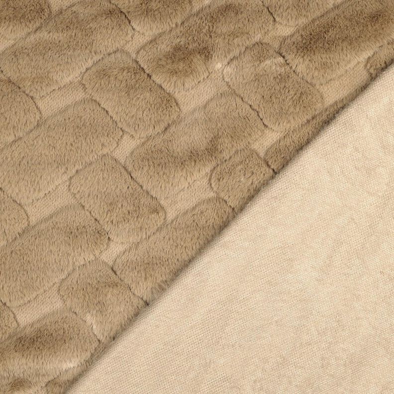 Fuskpäls abstrakt – sand,  image number 4