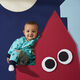 Bomullsjersey Babymonster | PETIT CITRON – ljus turkos,  thumbnail number 7
