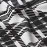 Stickad jacquard rutigt struktur – svart/vit,  thumbnail number 2