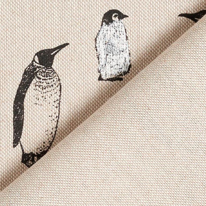 Dekorationstyg Halvpanama Pingviner – natur,  image number 6