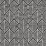 Dekorationstyg Jacquard Blad – antracit,  thumbnail number 1