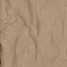 Quiltat tyg Muslin Vågor – mörkbeige,  thumbnail number 2