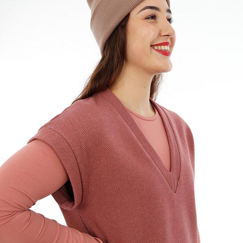 FRAU ULLI - kort slipover med V-ringning, Studio Schnittreif | XS - XXL,  image number 5