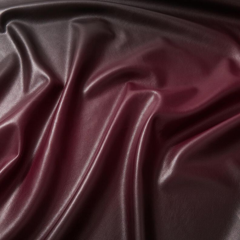 Konstläder Färggradient | Katia Fabrics – svart/bordeauxröd, image number 2