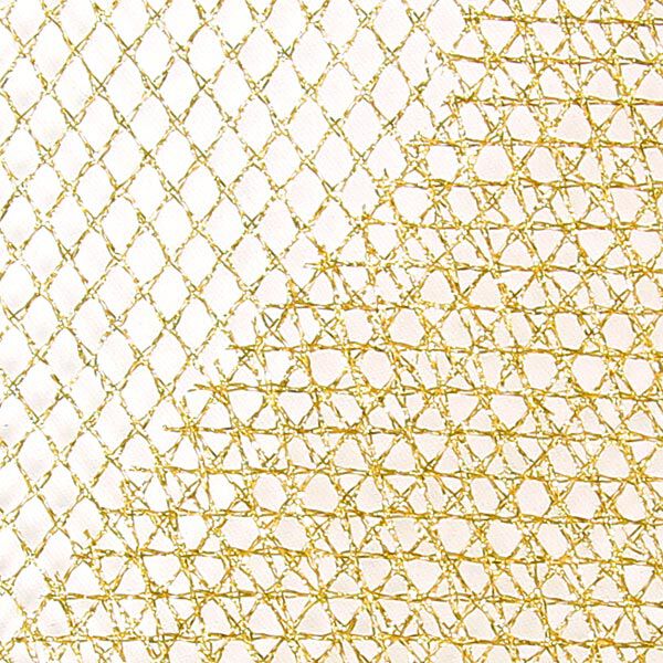 Gittertyll – guld metallisk, image number 3