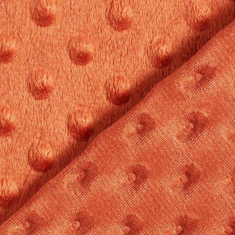 Mysfleece präglade prickar – terracotta,  image number 4