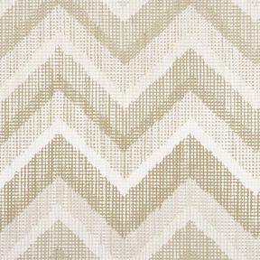 Dekorationstyg Halvpanama chevron – natur/dyn, 