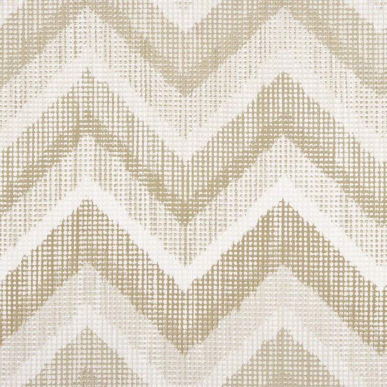 Dekorationstyg Halvpanama chevron – natur/dyn, image number 1