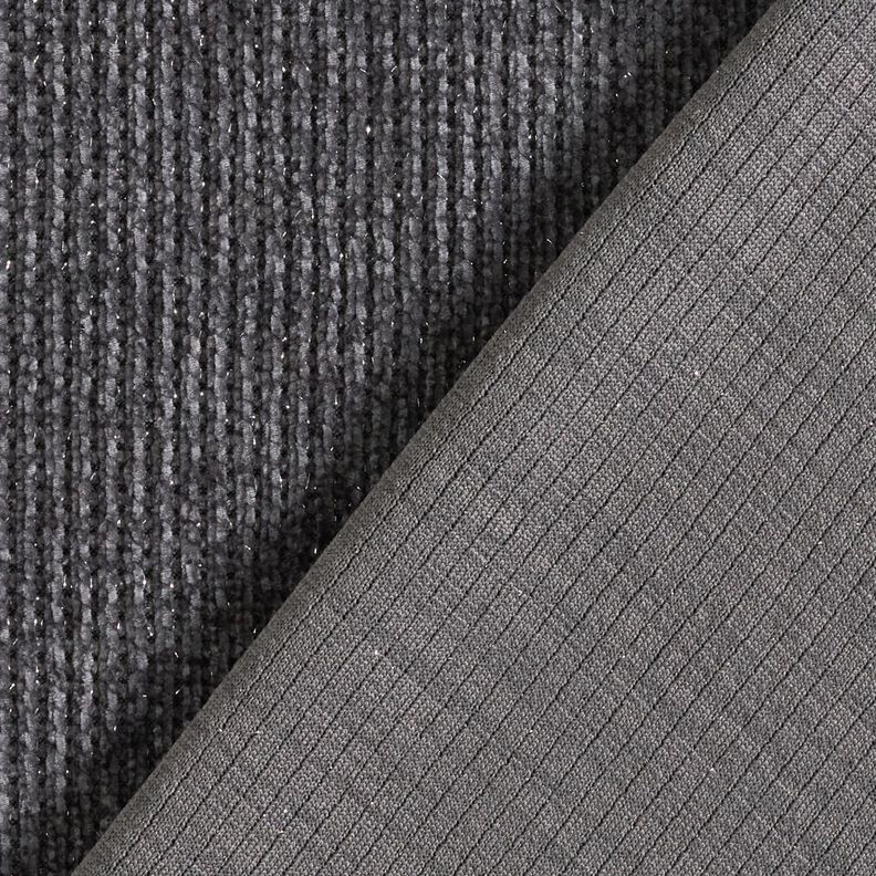 Glitter chenille – skiffergrått/silvermetallic,  image number 4