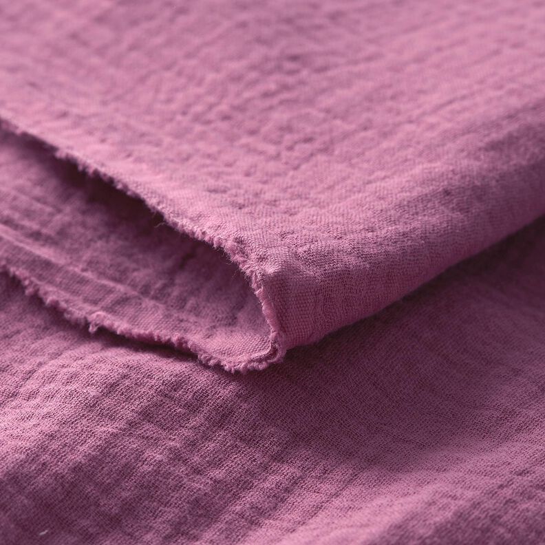 Muslin/Dubbel-krinkelväv – bleklila,  image number 5