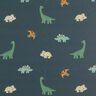 Regnjackstyg Glada dinosaurier Digitaltryck – granit,  thumbnail number 1