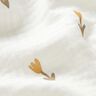 Muslin/Dubbel-krinkelväv småblommor – elfenbensvit,  thumbnail number 2