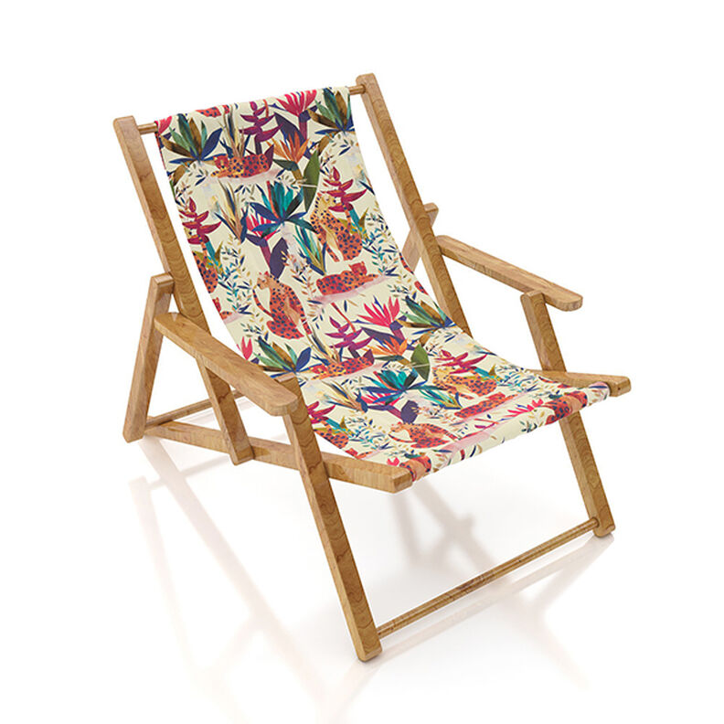 Outdoortyg Canvas Leopard – beige, image number 9