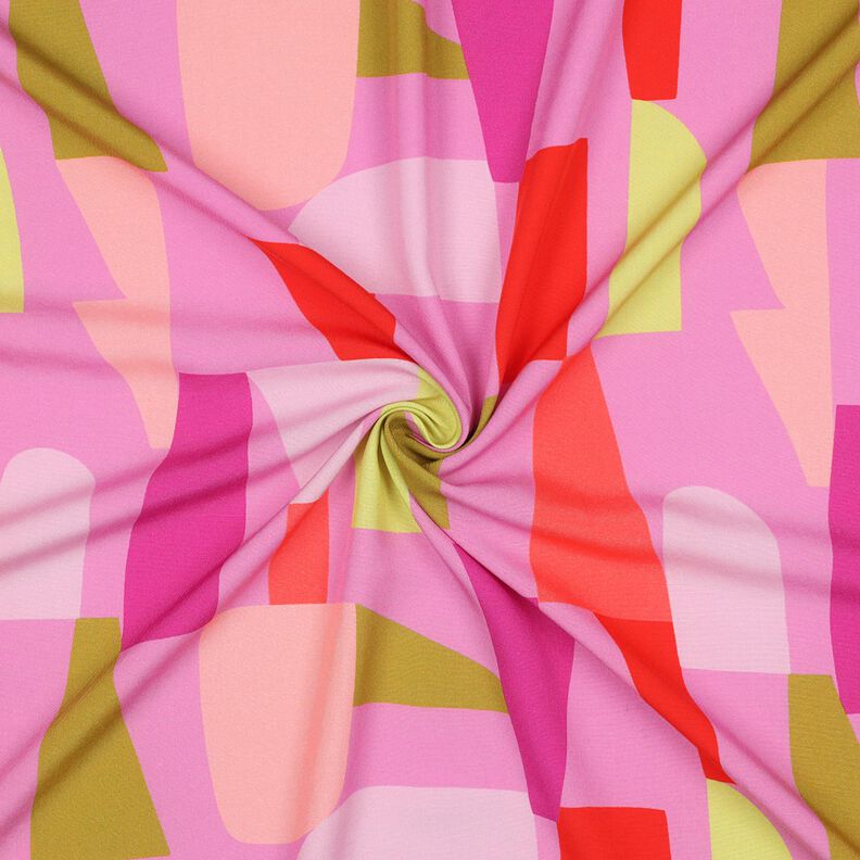 LENZING™ ECOVERO™ viskostyg Shape Shifter | Nerida Hansen – pastellviolett/eldröd,  image number 3
