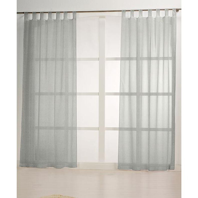 Gardintyg voile linnelook 300 cm – ljusgrått,  image number 5