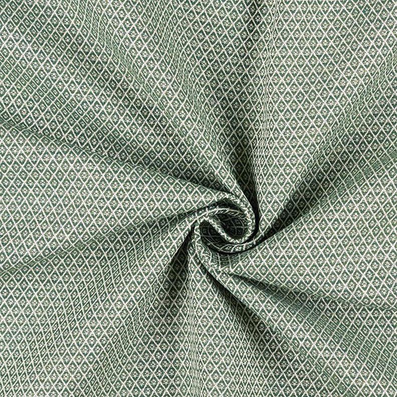 Möbeltyg Jacquard minirute – grön,  image number 2