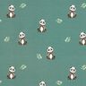 GOTS French Terry Sommarsweat Panda Digitaltryck – vass,  thumbnail number 1
