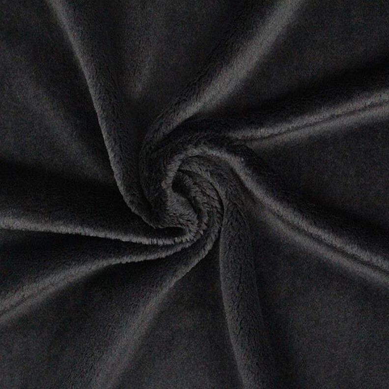 Plysch SuperSoft SNUGLY [ 1 x 0,75 m | 5 mm ] | Kullaloo – svart,  image number 2