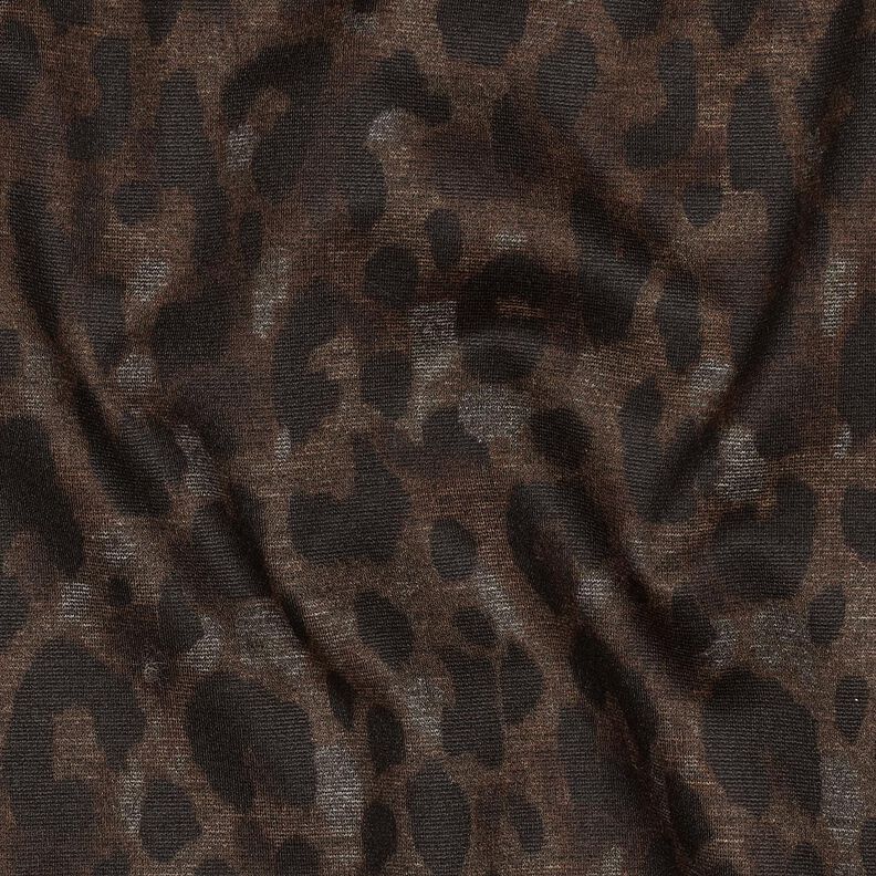 Romanit Jersey Leopardmönster – mörkbrun/svart, image number 2