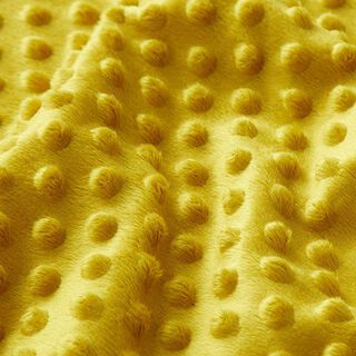 Mysfleece präglade prickar – currygul, 