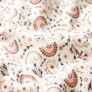 Alpfleece Söta blommor – yllevit, 