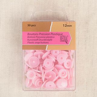 Tryckknappar [ 30 styck / Ø12 mm   ] – rosa, 