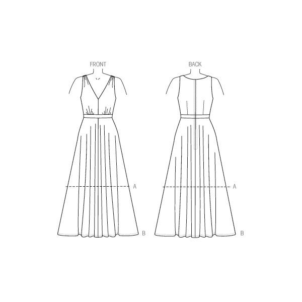 Maxiklänning, Vogue 9053 | 32 - 40, image number 4