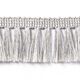 Fransband Metallic [28 mm] - silver,  thumbnail number 2