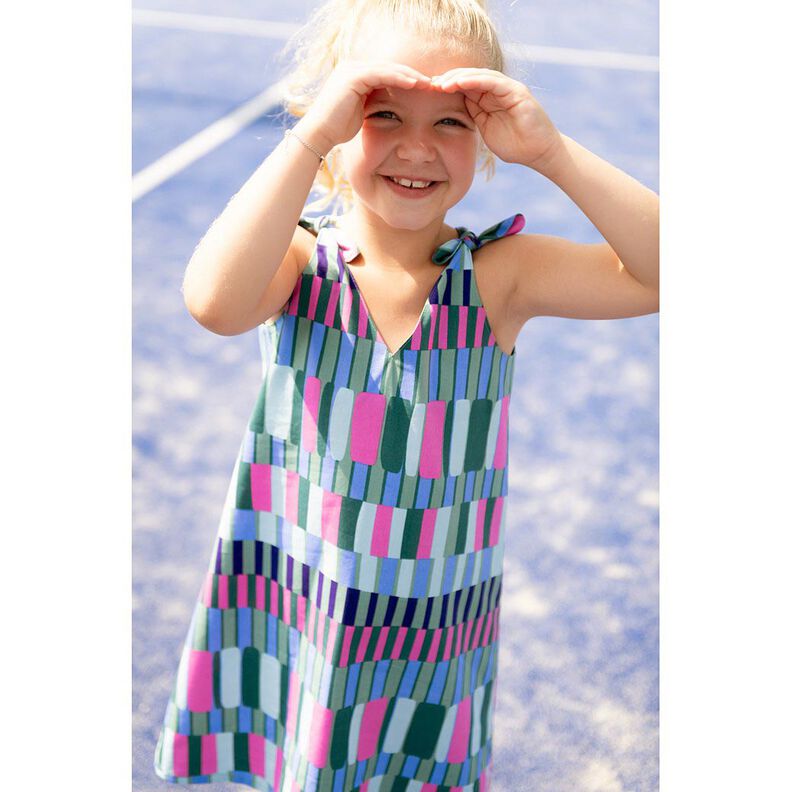 Bomulls-viskosmix vilda r&auml;nder | Poppy Fabrics &ndash; vass/pink,  image number 6