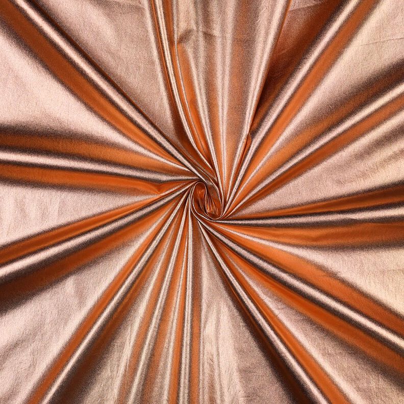 Bomullspoplin foliebehandlade Enfärgat – roséguldmetallic,  image number 1