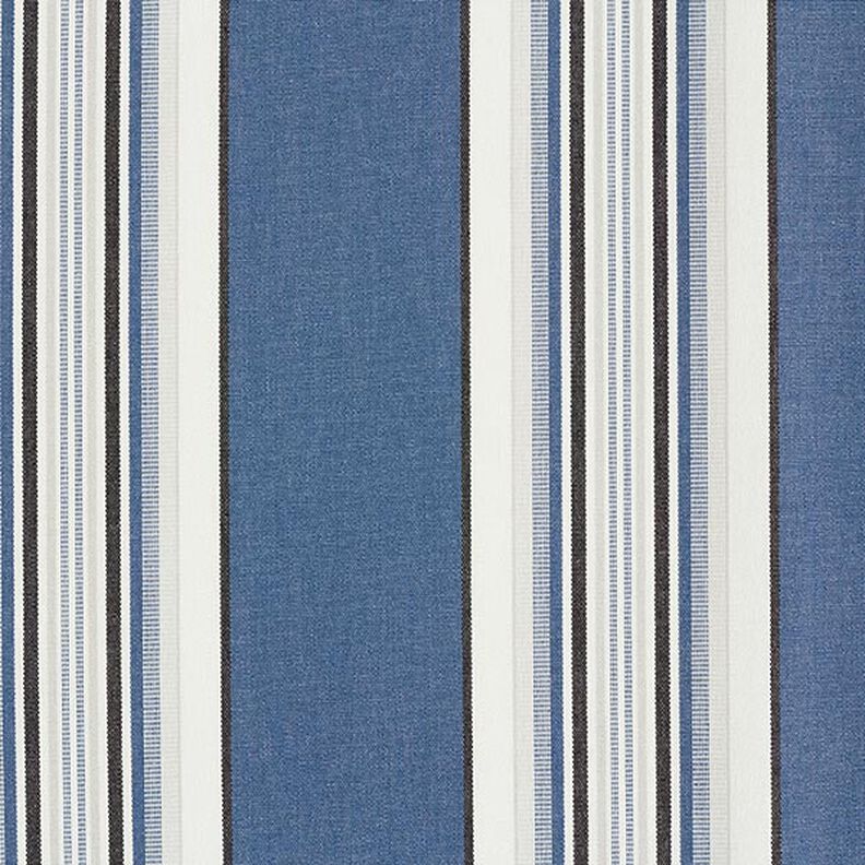 Markistyg breda och smala ränder – jeansblå/vit,  image number 1