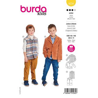 Jacka / Väst | Burda 9234 | 116-146, 
