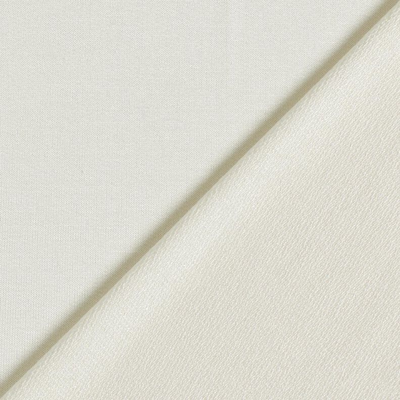 LENZING™ ECOVERO™ Fransk frotté tunn – elfenbensvit,  image number 3