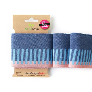 GOTS Ekologiska stickade muddar CUFF ME ICON [140 cm | 8 cm] | Albstoffe | Hamburger Liebe, 