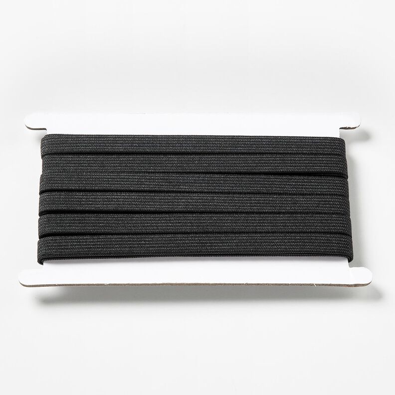 Mjukt gummiband [5 m | 10 mm] &ndash; svart,  image number 1