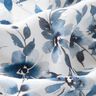 viskostyg Dobby akvarellblommor digitaltryck – elfenbensvit/ljus jeansblå,  thumbnail number 2