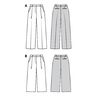 Byxor | Culotte-byxor, Burda 6436 | 34 - 44,  thumbnail number 4