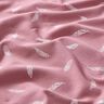 Bomullsjersey Fjädrar – gammalt rosa,  thumbnail number 2