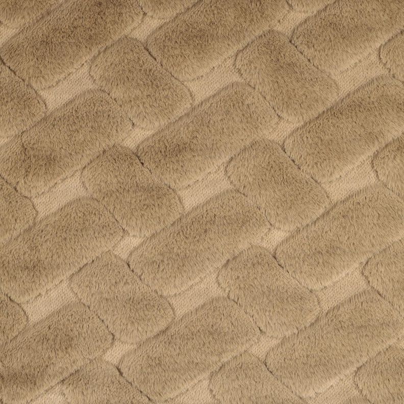 Fuskpäls abstrakt – sand,  image number 1