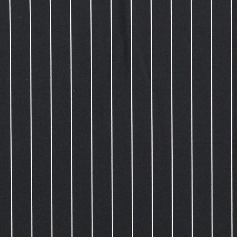 stretchigt byxtyg med kritstrecksränder – svart/vit,  image number 1