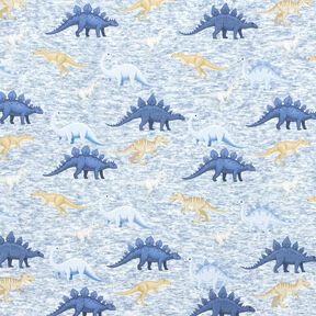 Alpfleece dinosaurier – natur/jeansblå, 