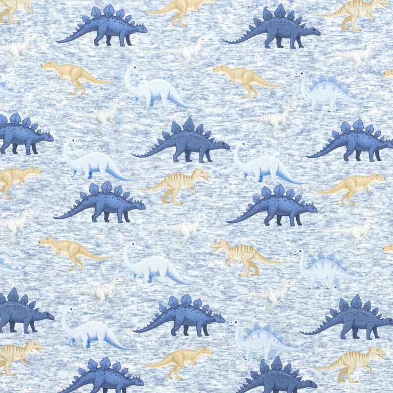 Alpfleece dinosaurier – natur/jeansblå,  image number 1